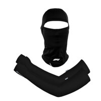 COMBO CHỐNG NẮNG - KHĂN TRÙM ĐẦU SWAT F1 VÀ ỐNG TAY SWAT X4 combo đen, combo xám