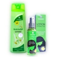 Combo chống rụng tóc và kích thích mọc tóc Dầu gội hoa bưởi 2in1 400ml và Lotion dưỡng tóc 150ml Thorakao