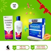 Combo chống Rụng Tóc Xịt Minoxidil 5% và Dầu Gội Ketoconazole 2% cho da đầu gàu, nấm