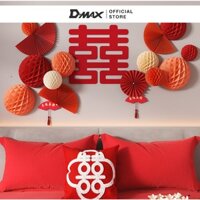 COMBO Chữ Hỷ 3D Trang Trí Phòng Cưới, Xe Hoa, Đám Cưới III DMAXX777