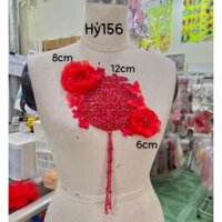 combo chữ hỷ kèm hoa von xinh xắn