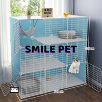 {COMBO} Chuồng, Lồng Lắp Ghép Màu Tươi Mát 2,3 Tầng Cho Thú Cưng, Chó,Mèo...