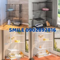 [COMBO] CHUỒNG, LỒNG, LỒNG LƯỚI THÉP CHO CHÓ MÈO THÚ CƯNG ĐA NĂNG 3 TẦNG