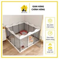 Combo Chuồng Quây Cho Chó Mèo Mẫu Mới ( Có Tấm Nhựa Lướt Sóng)