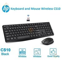 Combo Chuột và Bàn Phím Không Dây HP CS10 Chính Hãng - Bảo hành 12 tháng .