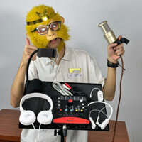 Combo chuyên thu âm livestream karaoke tiktok idol bigo bán hàng onl sound card Icon Upod Pro và Micro k200 cao cấp