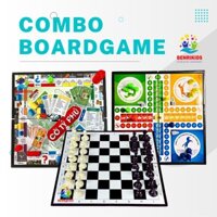Combo Cờ Cá Ngựa , Cờ Tỉ Phú , Vua Quốc Tế , Hàng Chính Hãng Việt Nam