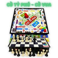 Combo Cờ Vua Nam Châm Và Cờ Tỷ Phú Monopoly Đồ Chơi BoardGame SATO Giúp Bé Rèn Luyện Tư Duy Nhanh Nhẹn