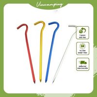 Combo cọc ghim dựng lều dã ngoại dạng tròn 18cm - Cọc ghim dựng Tarp, mái tăng - Màu vàng - 8 Cọc