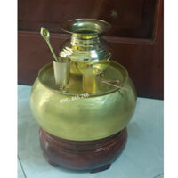 combo cơi trầu cơi trầu ống nhổ ống vôi cối giã trầu bằng đồng VHMART