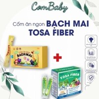 Combo Cốm Ăn Ngon Bạch Mai Và Chất Xơ Hoà Tan Tosa Fiber Cải Thiện Tình Trạng Táo Bón Cho Bé