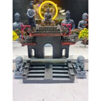 Combo cổng sư tử bậc thang, phụ kiện trang trí tiểu cảnh, bể cá, thuỷ sinh, sân vườn, hòn non bộ