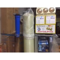 combo cột lọc 1054, van tay, cốc lọc chặn kèm lõi lọc 20 inch