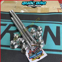 Combo cốt trước sau và cốt phuộc kèm tán TBT inox 304 dành cho Ex135 Ex150 Winner Sonic