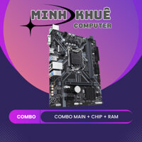 Combo cpu i3 8100, 9100, 9100f + Main boad H310, B360, B365 + Ram dr4 8Gb, 16Gb các loại