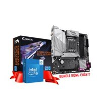 Combo CPU & Mainboard Gaming Bùng Cháy: Intel Core i5-14600K & GIGABYTE B760M AORUS ELITE AX (DDR4, WIFI 6E, Sẵn sàng Ép Xung)