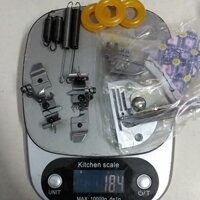 Combo cữ A10, chân vịt mũi tàu, lò xô, cao su máy thùa