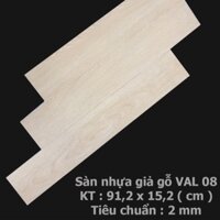 Combo cực sốc 10 tấm sàn nhựa giả vân gỗ VAL 08