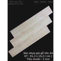 Combo cực sốc 5 tấm sàn nhựa giả vân gỗ VAL 04