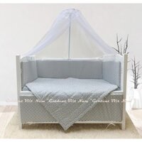 Combo cũi giường Sơn Trắng GoldCat - Mua combo tặng Balo bỉm sữa