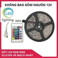 Combo cuộn Led dây RGB 5050 chống nước và bộ điều khiển, Led 5050 cho độ sáng cao hơn 3528,5630