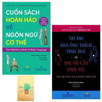 Combo Cuốn Sách Hoàn Hảo Về Ngôn Ngữ Cơ Thể - Body Language và Tại Sao Đàn Ông Thích Tình Dục & Phụ Nữ Cần Tình Yêu Tặng Sổ Tay