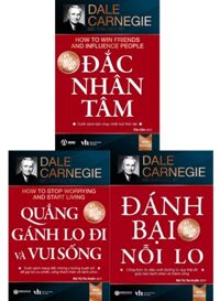Combo Đắc Nhân Tâm + Quẳng Gánh Lo Đi Và Vui Sống + Đánh Bại Nỗi Lo (Sbooks) (Bộ 3 Cuốn)