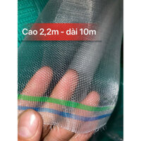 [Combo dài 10m] Cao 2,2m Lưới cước trắng dày chắn côn trùng Phơi nông sản Rào chắn