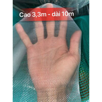 [Combo dài 10m] Cao 3,3m Lưới cước trắng dày chắn côn trùng Phơi nông sản Rào chắn