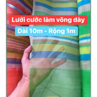[Combo dài 10m] Lưới cước làm võng dày loại 1 - Khổ rộng 1m