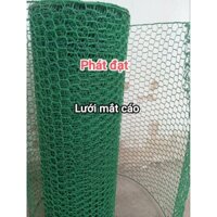 Combo dài 10m x cao 1m lưới nhựa mắt cáo dùng để làm chuồng hoặc lồng...