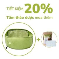 Combo Đai Chườm Nóng Giảm Đau Lưng Hông Dùng Điện &amp; Tấm thảo dược thay thế - Hapaku - 11 tấm thảo dược