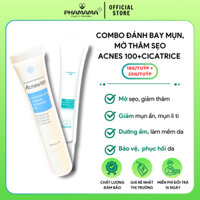 COMBO Đánh Bay Mụn, Mờ Thâm Gel Cicatrice Và Acnes100