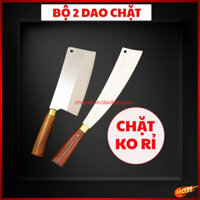 COMBO Dao Chặt Thịt Băm Thịt Không Gỉ - Dao Bếp Giá Sỉ
