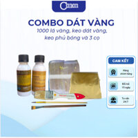 Combo Dát Vàng Gồm Keo Và 1000 Lá Vàng Cao Cấp