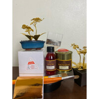 Combo dát vàng lá đồng thau đẹp kèm đầy đủ phụ kiện dát chuyên nghiệp