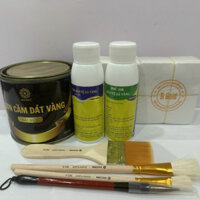 Combo dát vàng Sơn Cầm gồm 1000 lá vàng B Gold dát vàng đồ thờ, bàn thờ, án gian, sập gỗ, tủ chè, hoành phi, câu đối