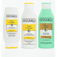 Combo dầu gội 250ml, dầu xả 200ml, hũ ủ tóc Dessange