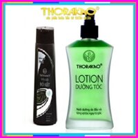 Combo Dầu gội đầu bồ kết 400ml và Tinh dầu bưởi 120ml của THORAKAO