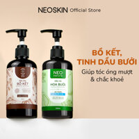 Combo Dầu Gội Đầu Bồ Kết - Dầu Xả Hoa Bưởi Giúp Mọc Tóc, Giảm Rụng NEOSKIN 250ml