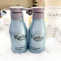 COMBO DẦU GỘI + DẦU XẢ DÀNH CHO TÓC MÀU KELLA 500ML*2