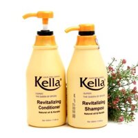 Combo dầu gội + dầu xả Kella phục hồi tóc hư hại (500ml/chai)