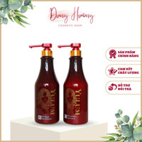 Combo Dầu Gội Dầu Xả YULUM Phục Hồi Mềm Mượt Chống Rụng Tóc 750ml
