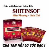 Combo dầu gội đen tóc shitinsof Hán Phương Linh Chi đen tóc