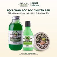 Combo Dầu Gội Hair Loss Shampoo 400ml, Dầu Xả Hair Loss Conditioner 250ml, Kem Ủ Tóc Repair Hair Mask 300ml