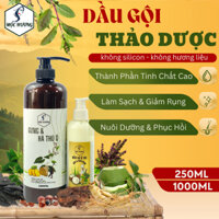 Combo dầu gội sả chanh Mộc Hương 1000ml  và dầu xả dừa nha đam 250ml