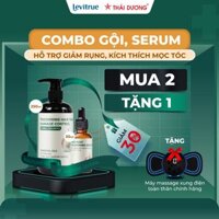 Combo Dầu Gội & Serum Mọc Tóc, Dày Tóc, Giảm Rụng Tóc Dược Liệu Nature Queen - Sao Thái Dương 250ml & 30ml