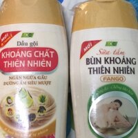 Combo dầu gội &sữa tắm bùn khoáng