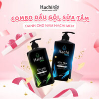 Combo Dầu Gội Sữa Tắm Chăm Sóc Toàn Diện Hachi-Men Hương Nước Hoa cao cấp 650ml/chai