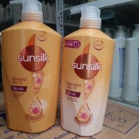 combo dầu gội sunsilk 900g và dầu xả 640g (màu vàng)